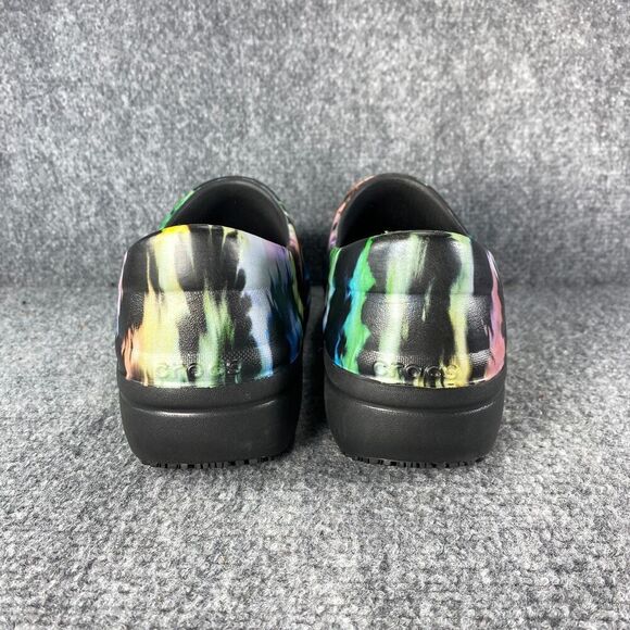 Crocs Clogs Shoes Womens 8 Tie Dye Neria Pro Work Slip Resistant Career Comfort - Picture 5 of 10